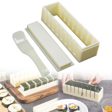 Moule à sushi carré 3 pièces, moule à sushi simple, moule à rouleau, moule à découpe-sushi, moule à presse-sushi, moule à rouleau de sushi,