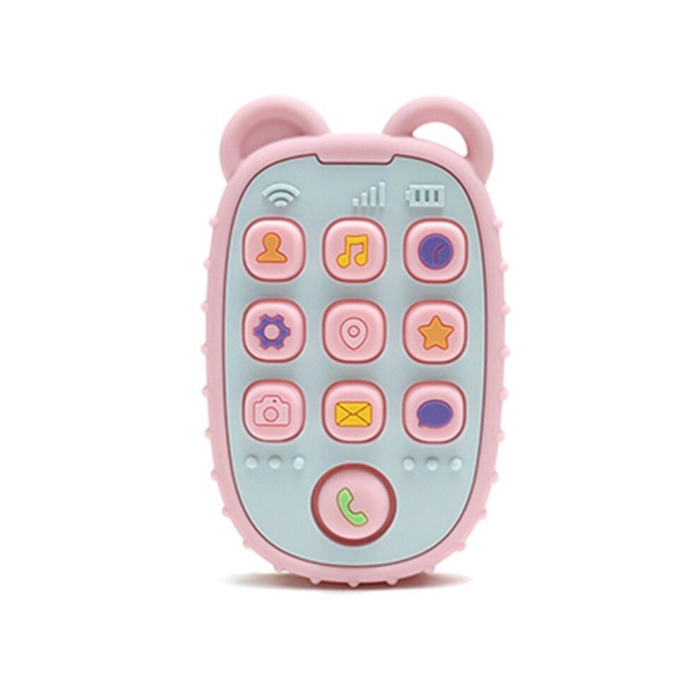 Bear Shaped Silicone Teether Toy for Toddlers - BPA-Free, Soft Sensory Development & Intelligent Toy for Babies A