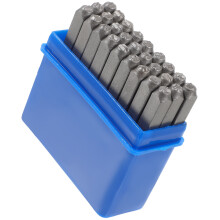 1Set Prägestempel-Set Chrom-Vanadium Für Metall Und Leder