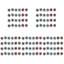600Pièces Yeux De Plastique Couleurs Assorties Décor Halloween