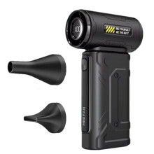 Protable Violent Turbo Jet Fan 6000 Mah Dust Blowing Brushless Fan Battery Display High Speed Handheld Air Blower Fan A