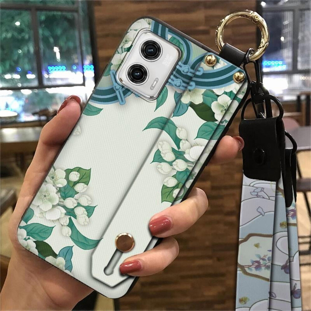 Moto G 5G 2023 Phone Case With Wristband, Waterproof, Shockproof, Dirt-Resistant, Fashion Chinese Style Ring Lanyard Â Compatible With Moto G 5G 9482726167761