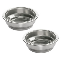 58mm Dual Wall Filter Basket Coffee Machine Stainless Steel Double Wall Portable Strainer Basket Reusable Coffee Filters