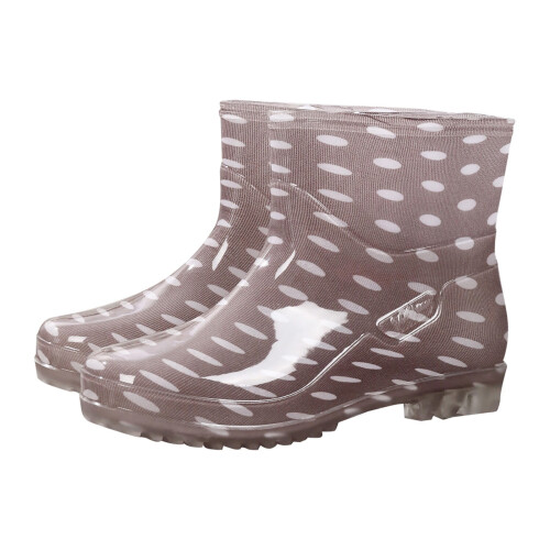 Willtoo Water Shoes Στρογγυλά Αδιάβροχα Μπότες με Χαμηλό Τακούνι και Μέση Δάχτυλη, Γκρι