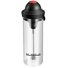 Tragbarer Milchaufschäumer Elektrischer Schäumer Kaffeeschaumbereiter Milchmixer Batterie Milchaufschäumer mit Krugbecher