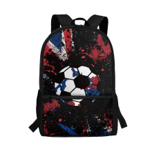 Rucsac pentru copii, fete și băieți, 5-12 ani, ghiozdan școlar de mare capacitate pentru fotbal cu steag, preșcolar până la ciclul primar,