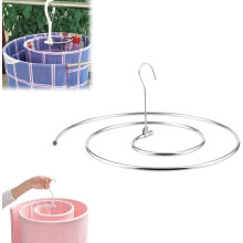 Spiral Drying Rack, Stainless Steel Spiral Drying Mount for Laundry, Space Saving Quilt Blanket Hanger for Indoor Outdoor Use