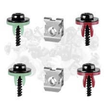 50pcs Engine Splash Shield Screws Bolts U-nuts Kit for Ford C-Max Focus Mondeo