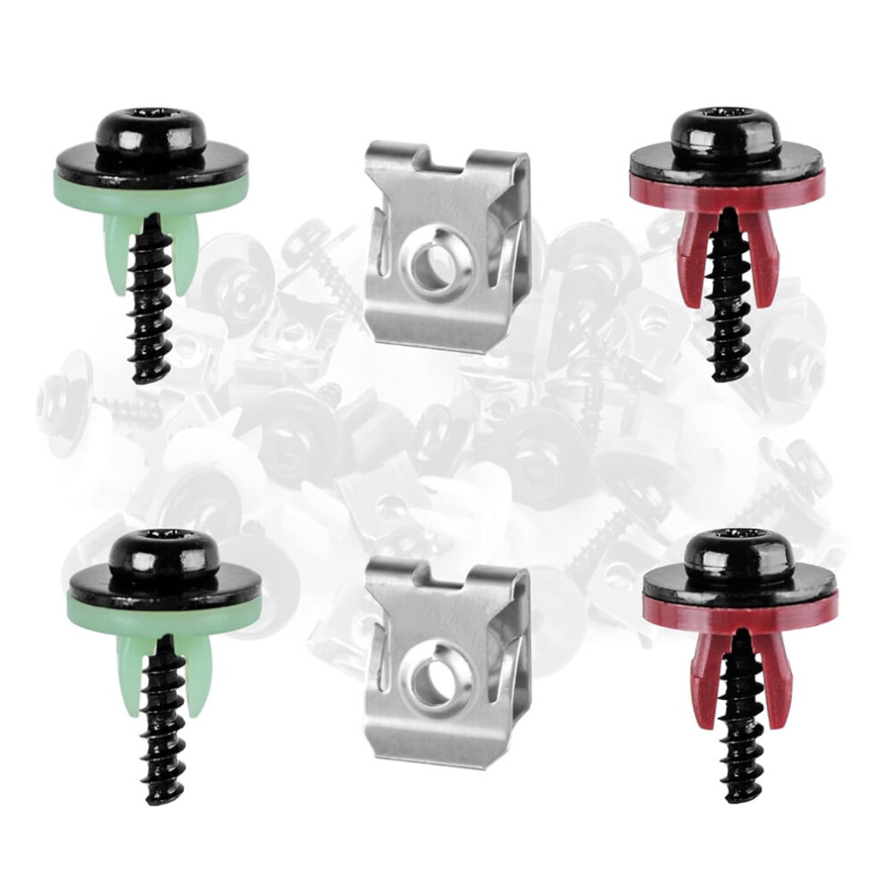 50Pcs Engine Splash Shield Screws Bolts U-Nuts Kit For Ford C-Max Focus Mondeo 9193271128984