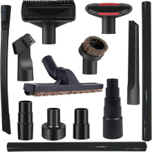 Universele Stofzuigeraccessoires - Inclusief Paardenhaar Stofzuigerborstel, Slangadapters voor 2 1/2 Inch Tot 1 1/4 Inch