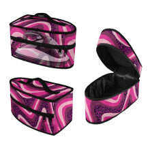 Wavy Leopard Print Pattern Iron Carrier Bag Most Iron Portable Travel Iron Organizer Portable Steamer Carrying Case, Case Only