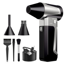 Persluchtstofzuiger, Turbo Jet Handheld Blower, Hoge Snelheid 130000RPM Luchtstofzuiger, voor Toetsenborden Thuis Buiten Stof