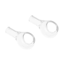 4St Transparante Ronde Weegboot Set Laboratorium Glas Trechter