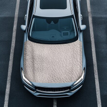 Car Hood Cover Universal Beige Car Hood Protection Hoods Wrap Blanket Women Men Automotive Exterior Accessories for Most Sedan Small SUV Truck