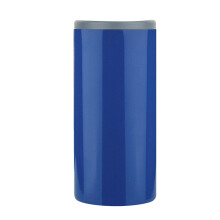 Refroidisseur de réservoir fin de 355 ml (12 oz), en acier inoxydable isolé sous vide, à double paroi, bleu foncé – Compatible avec les