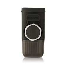 Portable Espresso Maker for Ground Coffee & Capsules, Small Travel Coffee Machine, Ideal for Camping, Hiking, Office