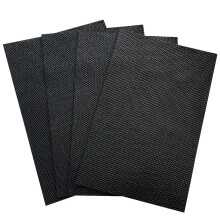 4-Piece Refrigerator Shelf Liners (17.7211.42in), Washable EVA Fridge Mats, Non-Slip Waterproof Cabinet Drawer Liners for Kitchen Organization