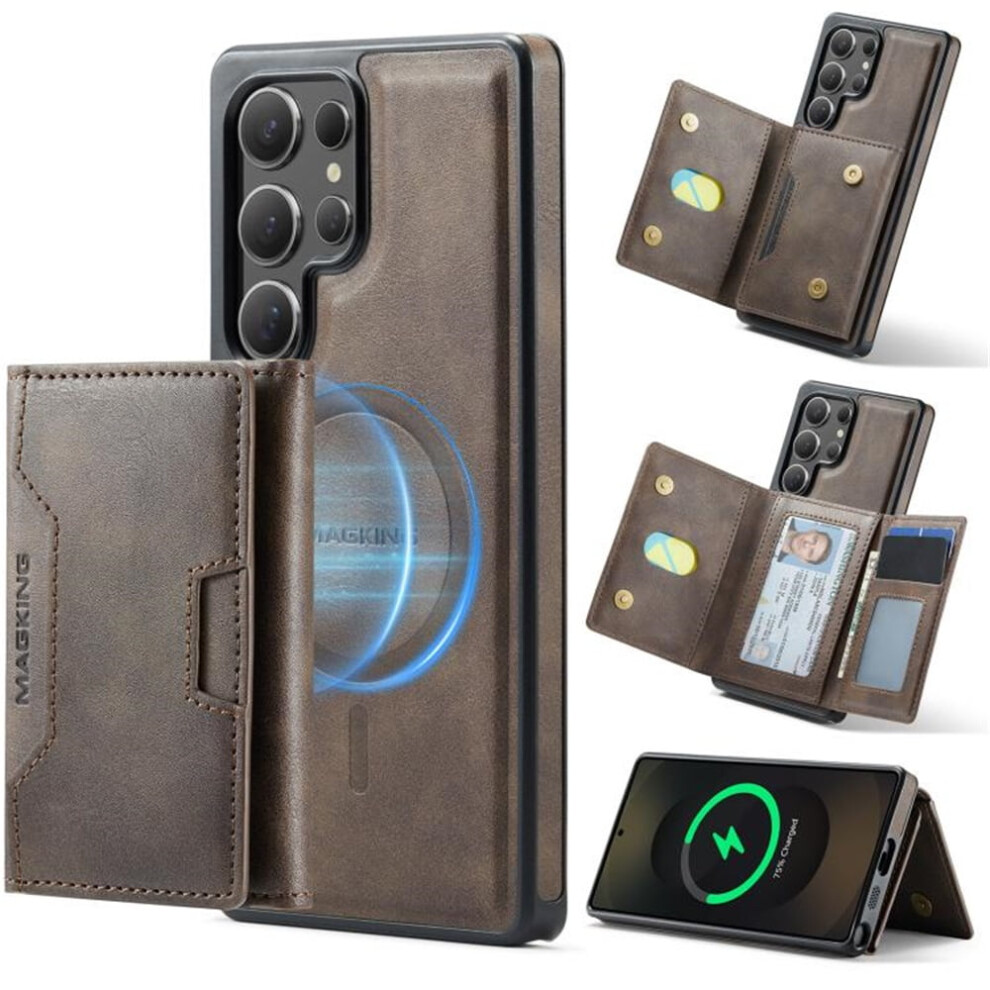 Rfid-Blocking Leather Case For Samsung Galaxy S23 Ultra 5G 9122141682301