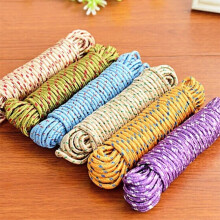 Naxoaeo 33ft/10M Heavy-Duty Nylon Clothesline Rope – Portable, Outdoor/Camping/Indoor/Crafting – Compatible with Standard Pulleys