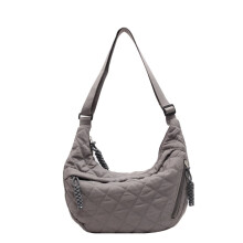 Módna kabelka, ľahká plátená crossbody kabelka, štýlová taška cez rameno s nastaviteľným popruhom pre ženy a študentov
