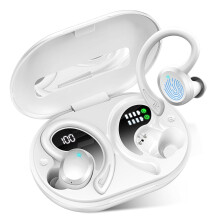 Wireless Earbuds Bluetooth 5.4 Headphones Sport Over Ear Bud Deep Bass with ENC Mic IP7 Waterproof Running Earphones Noise Cancelling Headphones