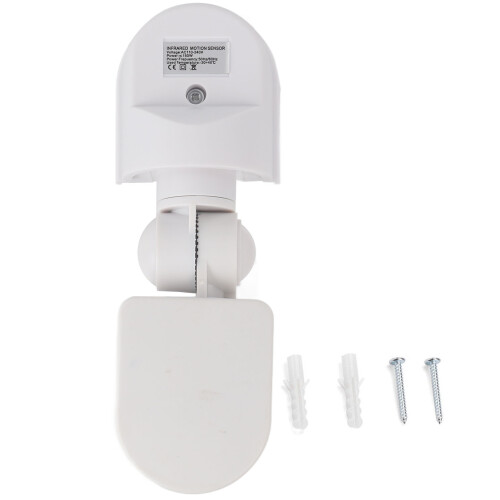 Adjustable Sensitivity PIR Detector For Outdoor Security Floodlight, Motion Sensor Switch With Premium Plastic Material, Weatherproof Motion