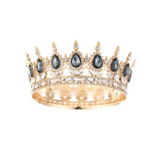 Luxurious Women's Crowns with Rhinestones Birthday Party Hairpieces Suitable for Weddings Proms and Special Occasion
