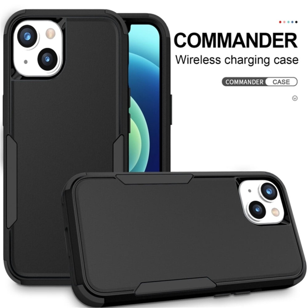 Heavy Duty 3-Layer Shockproof Bumper Cover For Compatible With Iphone 15 Plus 6.7-Inch Â Black 9353595684577