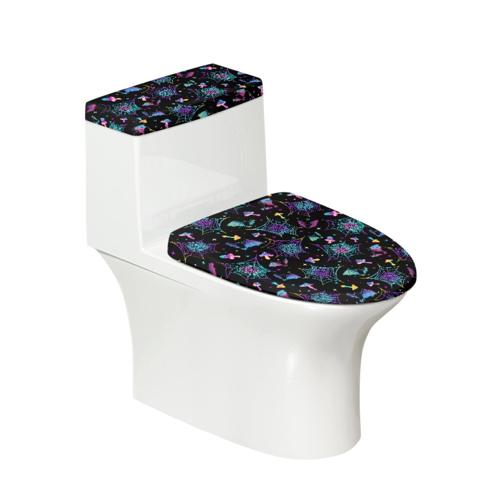 Round Toilet Lid Dust Cover Adjustable Non-Slip 17X21 Inches 913211599198