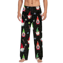 Herren-Weihnachts-Freizeithose mit Taschen und Kordelzug, Herren-Trainingshose mit Taschen, Chinos, Slim Fit