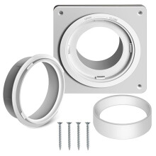Dryer Vent Wall Plate Dryer Vent Hose Through Wall Adapter Wall-Mounted Dryer