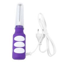 Crafting Excellence: Ergonomic Grip Stitch Removers, LED Lighted Seam Rippers, for Professional Finish, Purple, Dust-Free Storage (Portable Crafting