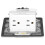 Θύρες φόρτισης USB, αναδυόμενη πρίζα δαπέδου, αδιάβροχη ηλεκτρική πρίζα, κράμα 8