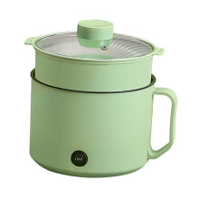 Multifunctional Electric Cooking Pot 1.2L Mini Noodle Cooker for Dorms