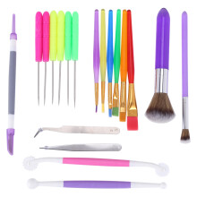 11 Stuks Cake Decorating Borstels Gereedschap Set Cookie Decorating Borstels Fondant Decorating Tools Fondant Decoratie Benodigdheden