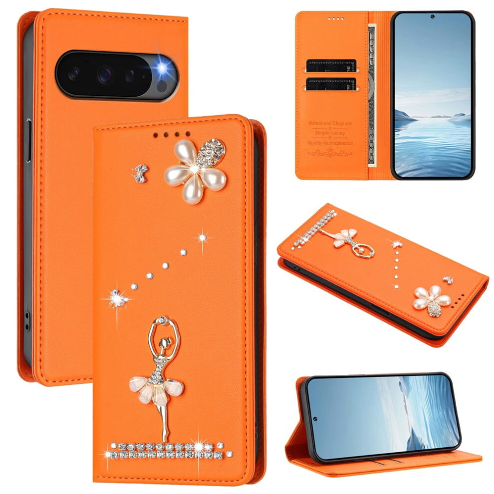Ballet Girl Rfid-Blocking Wallet Case For Google Pixel 9/9 913211597675