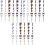 Zipper Teeth Repair Kit Socket and Stops 0.5x1x1.6 cm 1