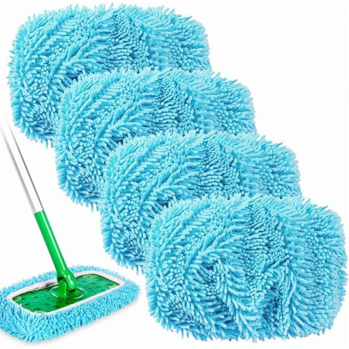 Microfiber Mop Pads Reusable Washable 4PCS