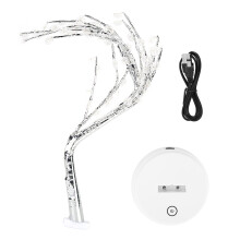 Lámpara romántica, duradera y brillante, blanca, ideal para uso en interiores, en estanterías, dormitorios, comedores y fiestas.