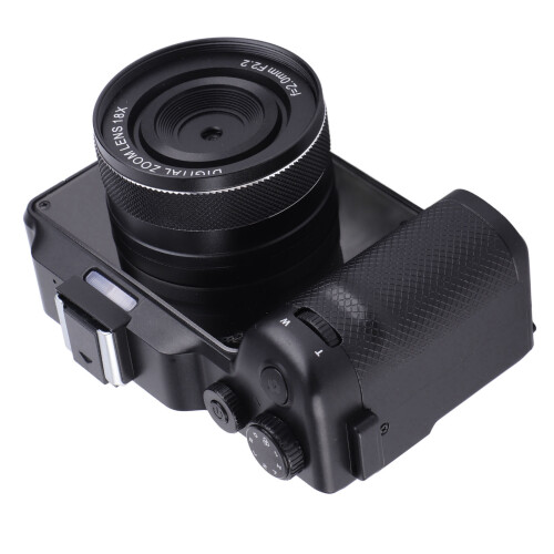 Κάμερες για αρχάριους Κάμερα Point and Shoot με βίντεο 4K HD Anti Shake Κάμερα Vlogging με ψηφιακό 1