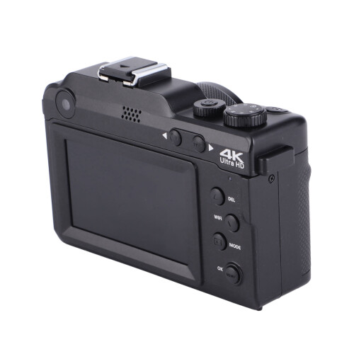Κάμερες για αρχάριους Κάμερα Point and Shoot με βίντεο 4K HD Anti Shake Κάμερα Vlogging με ψηφιακό 2