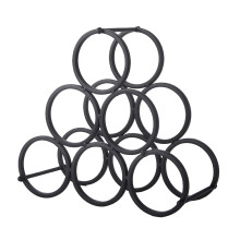 Chic Countertop Wine Storage, Compact Space-saving Design, Best Quality Iron, Freestanding Wine Rack For Your Kitchen Or Home Bar
