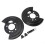 Durable Structure Backing Plates for Brake Systems, Replacement Part Corrosion Resistant Fit and Function Service Life Enhancement 2