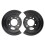 Durable Structure Backing Plates for Brake Systems, Replacement Part Corrosion Resistant Fit and Function Service Life Enhancement 6