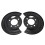 Durable Structure Backing Plates for Brake Systems, Replacement Part Corrosion Resistant Fit and Function Service Life Enhancement 8