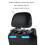 Car Headrest Memory Foam, 700g, 140-280mm, Black 4