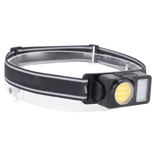 Adjustable Headband Headlamp, Multi Mode Super Bright LED Rechargeable Head Flashlights with Red Light Indicator for Emergency Signaling 1