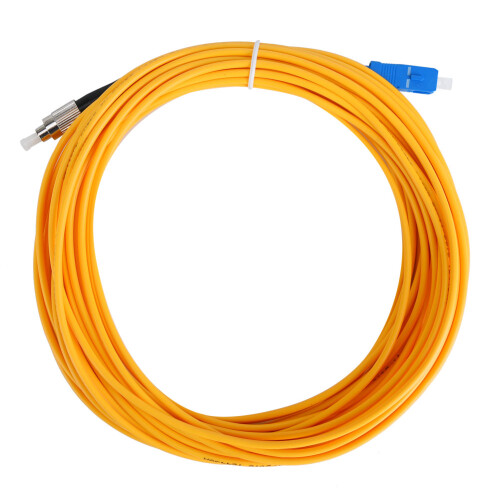 PVC Material Fiber Optic Patch Cord SC FC Connector SingleMode Simplex Low Insertion Loss Excellent Repeatability Temperature Stability Good Inter 2