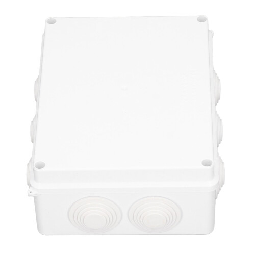 Caixa de junção elétrica externa IP65 à prova d'água, em plástico ABS, resistente à umidade e com proteção solar, caixa universal para 2