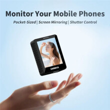 Shimbol CP5 2 Phone Selfie Monitor HD Selfie Screen Pocket Size for Vlog Live Stream for Rear Camera